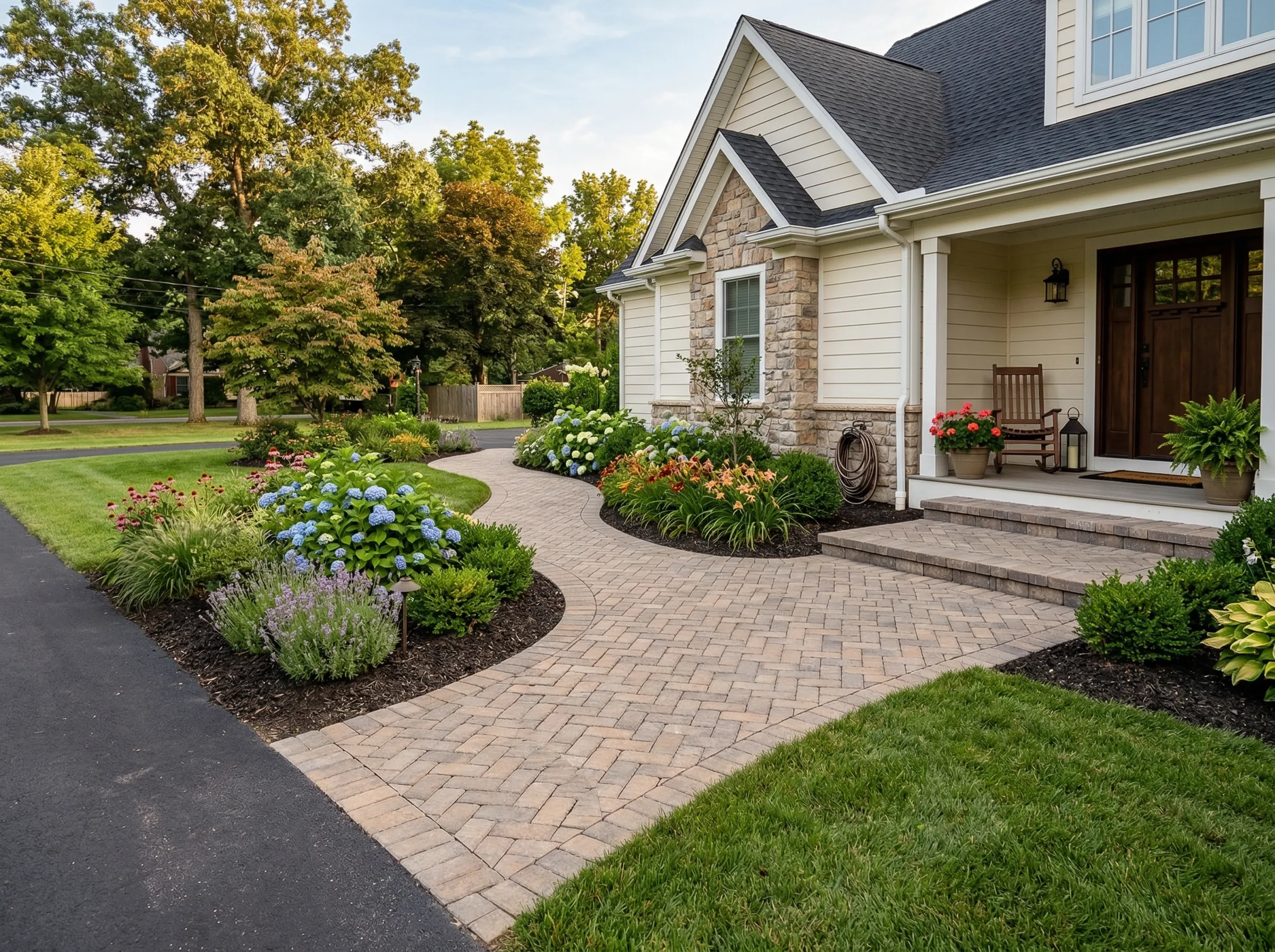 Hardscape installation in Illinois