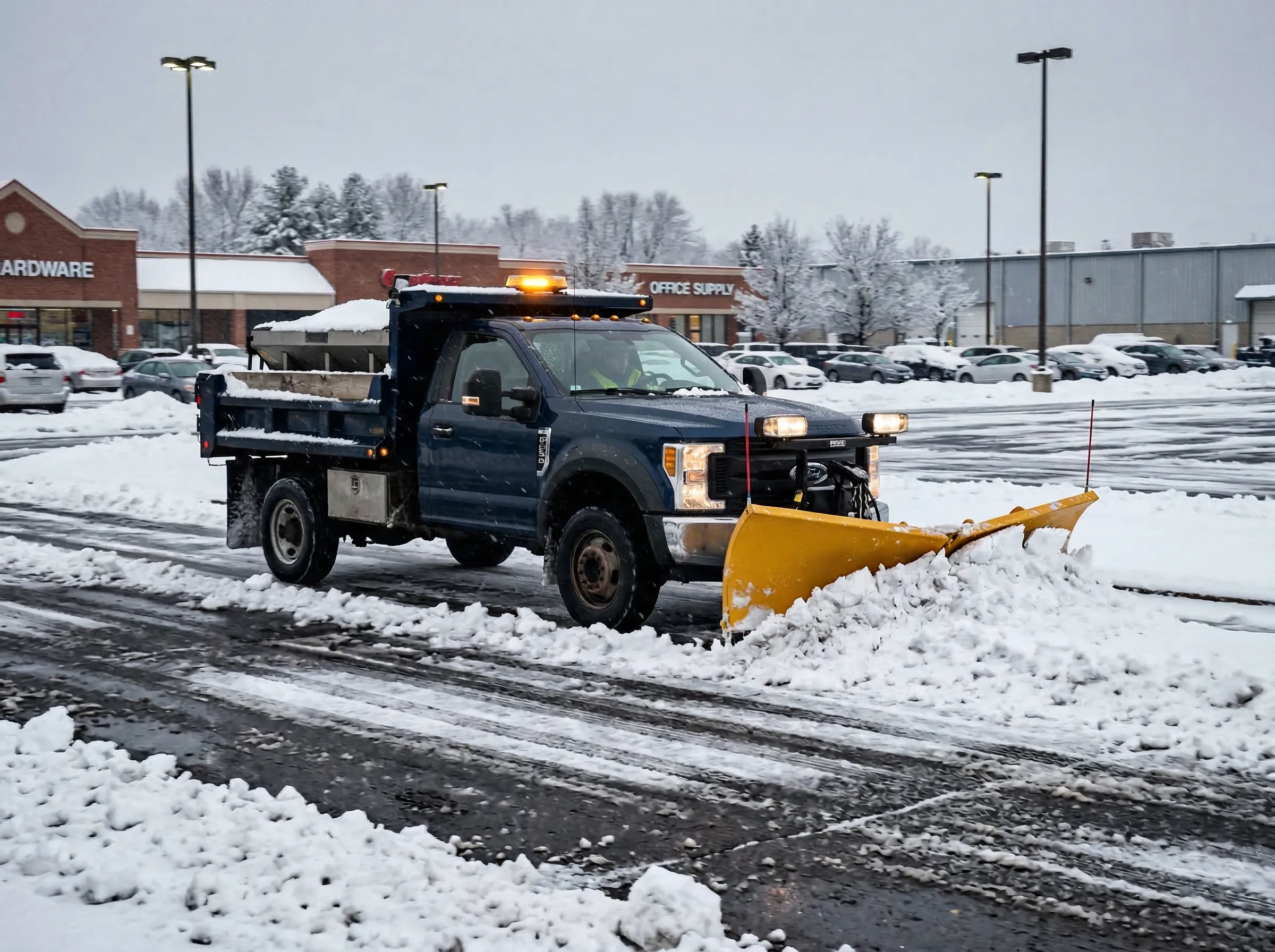 Snow removal in Illinois
